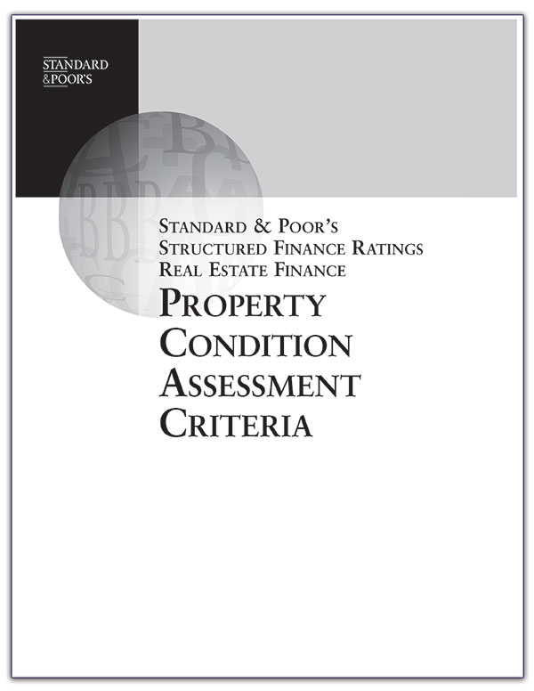 Standard & Poors Property Condition Assessment Critera thumb